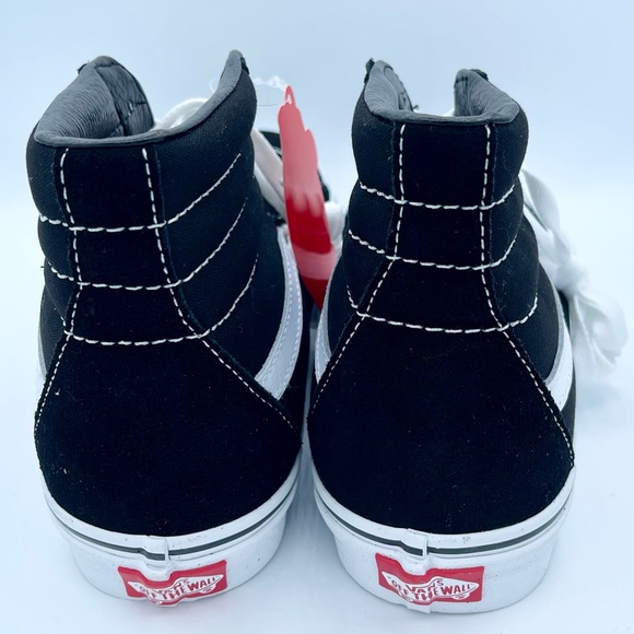 Brand New Vans Sk8-Hi Top Black & White Sneakers - Picture 10 of 17